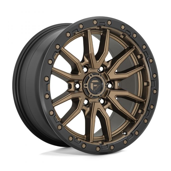 Fuel Wheels<br>Rebel Matte Bronze Black Lip (22x10)